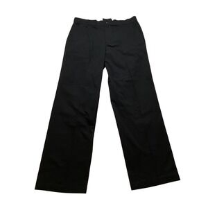 Red Kap Mens 36x33 Black Industrial Work Pants Size Straight Leg Twill